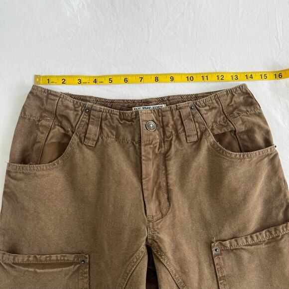 Free People We The Free NWT Supersonic Slim Crop Breen Brown Pants, Size 2 - Picture 7 of 13